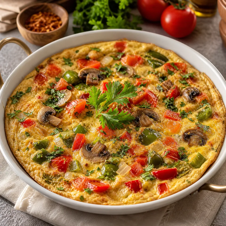 Sebzeli Omlet