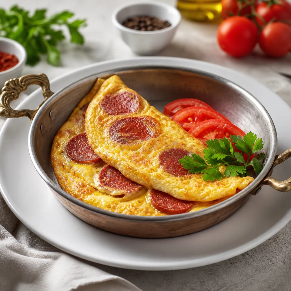 Sucuklu Omlet
