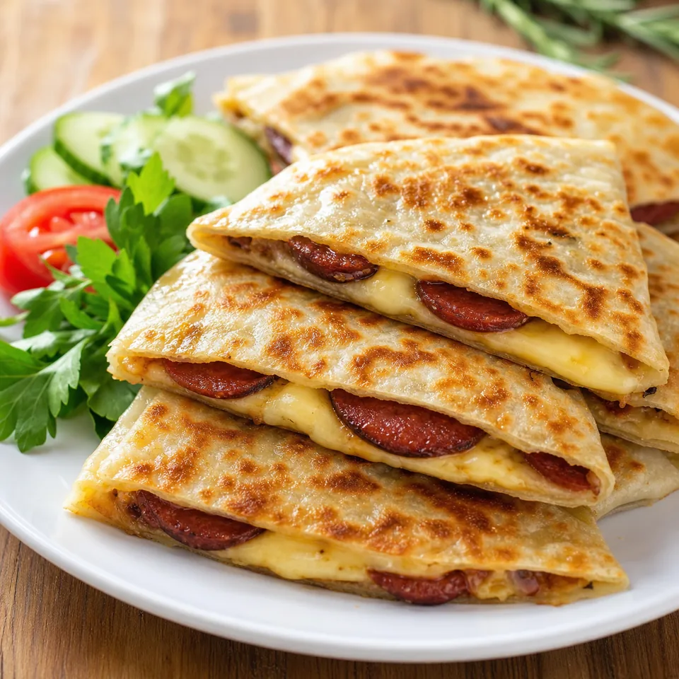 Sucuklu Kaşarlı Gözleme
