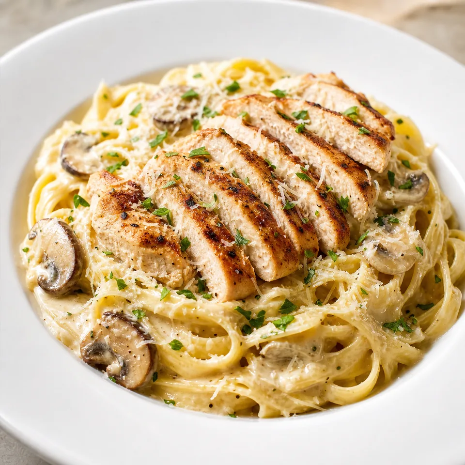 Tavuklu Fettuccine Alfredo