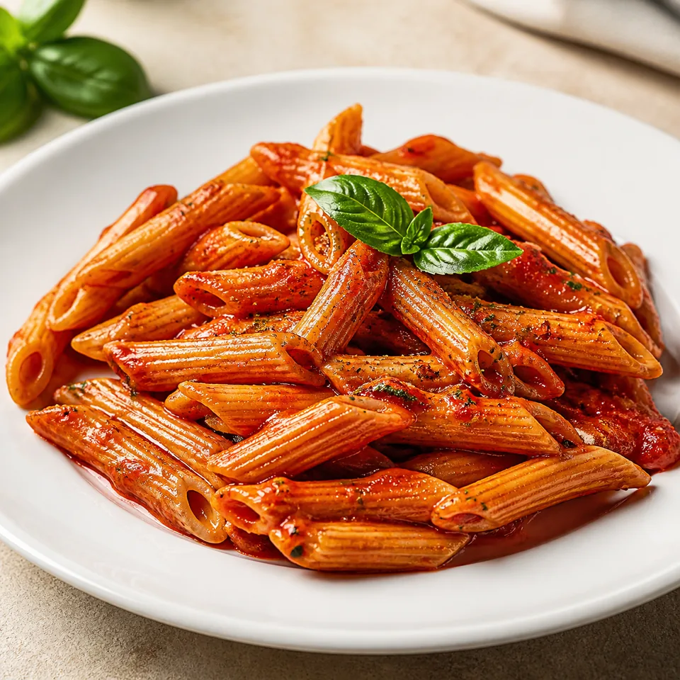 Ev Usulü Salçalı Penne
