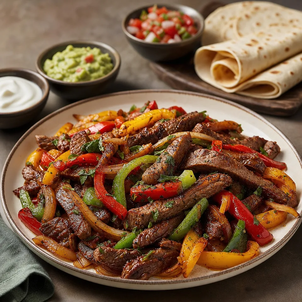 Meksika Ateşi Et Fajita