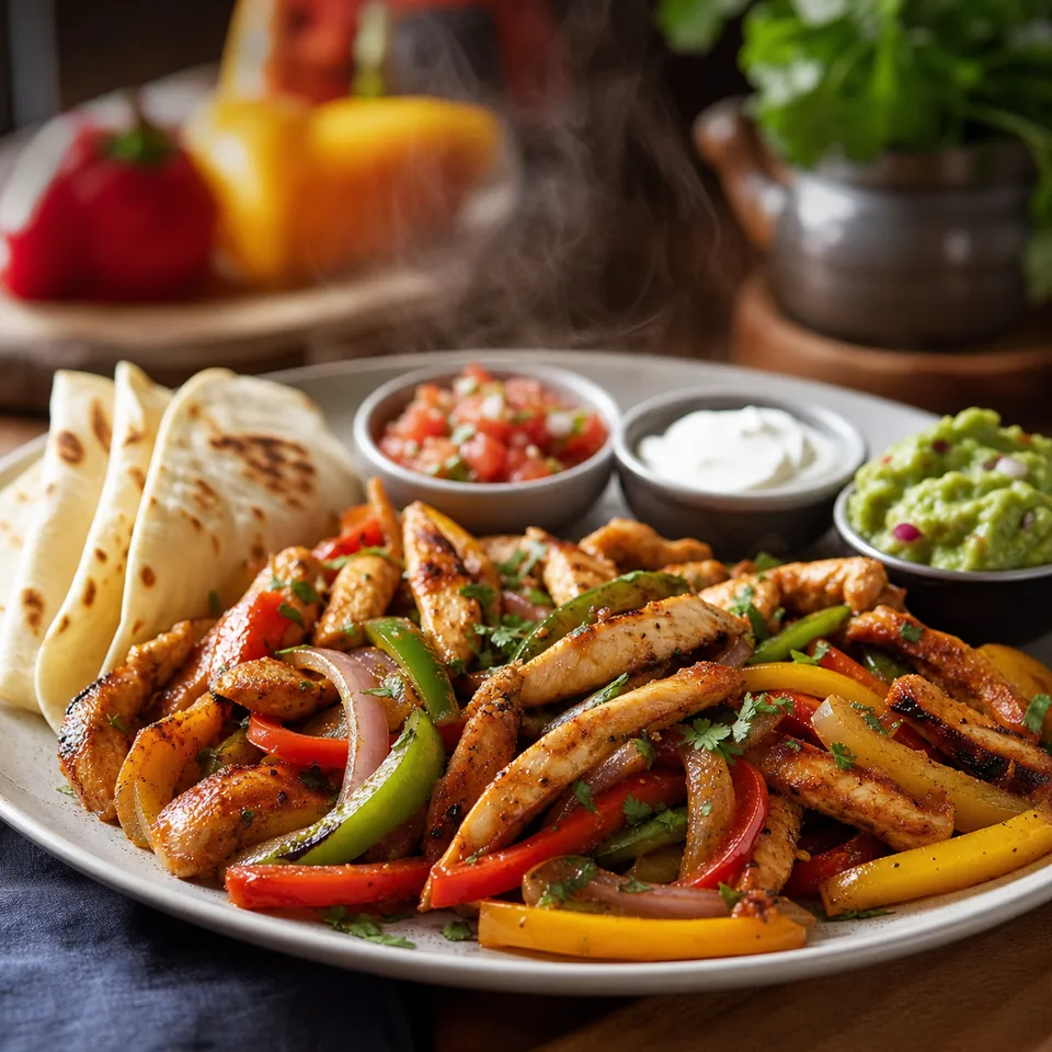 Meksika Ateşi Tavuk Fajita